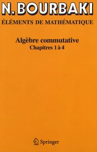 Algèbre commutative