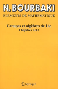 Groupes et algèbres de Lie