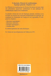Topologie générale