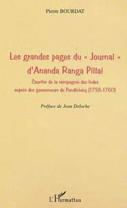 Les grandes pages du journal d'Ananda Ranga pillai