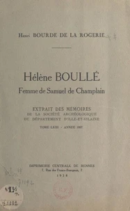 Hélène Boullé, femme de Samuel de Champlain