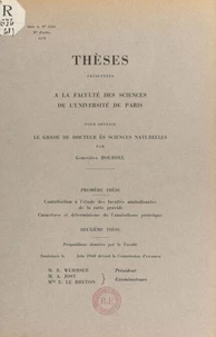 Contribution à l'étude des facultés anabolisantes de la ratte gravide. Caractères et déterminisme de l'anabolisme protéique