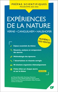 Expériences de la nature Prépas scientifiques