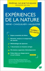 Expériences de la nature Prépas scientifiques