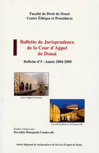 Bulletin de Jurisprudence de la Cour d'Appel de Douai