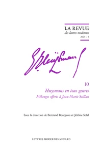 Huysmans en tous genres