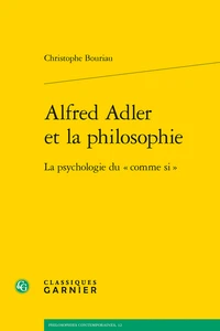 Alfred Adler et la philosophie
