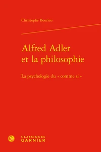Alfred Adler et la philosophie