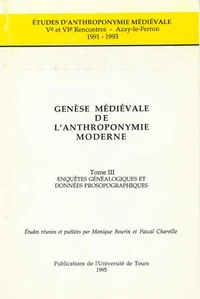 Genèse médiévale de l'anthroponymie moderne