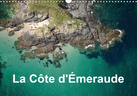 CALVENDO Nature  La Côte d'Émeraude (Calendrier mural 2020 DIN A3 horizontal). Photo aérienne de la  Côte d'Émeraude (Calendrier mensuel, 14 Pages )