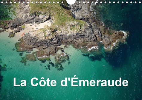 CALVENDO Nature  La Côte d'Émeraude (Calendrier mural 2020 DIN A4 horizontal). Photo aérienne de la  Côte d'Émeraude (Calendrier mensuel, 14 Pages )