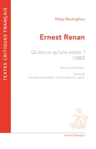 Ernest Renan, Qu'est-ce qu'une nation ? (1882)