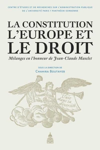 La Constitution, l'Europe et le droit