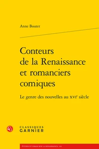 Conteurs de la Renaissance et romanciers comiques