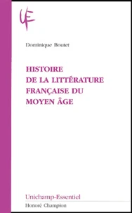Histoire de la littérature française du Moyen Age