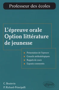 L'épreuve orale Option littérature de jeunesse