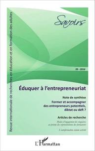 Eduquer à l'entrepreneuriat
