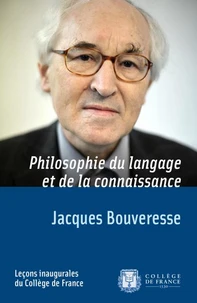 Philosophie Du Langage Et De La Connaissance. Lecon Inaugurale