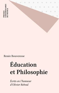 Education et philosophie