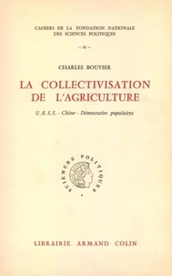 La collectivisation de l'agriculture
