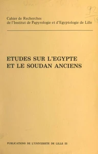 Cripel 5 : Études sur l'Égypte et le Soudan anciens