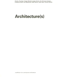 Architecture(s)