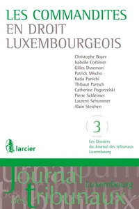 Les commandites en droit luxembourgeois