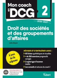 Mon Coach en DCG 2 : Droits des sociétés et des groupements d'affaires