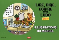 Mic - Lire, dire, écrire avec Ludo - 36 affiches Illustrations du manuel.