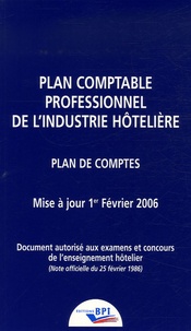  BPI - Plan comptable hôtelier.