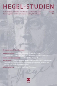 Hegel-Studien Band 56