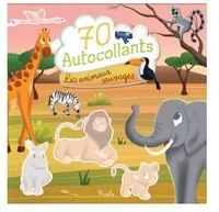 70 autocollants les animaux sauvages