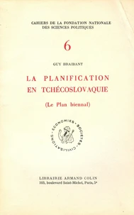 La planification en Tchécoslovaquie