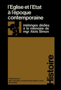 L’Eglise et l’Etat à l’époque contemporaine