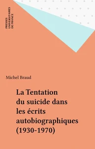TENTATION DU SUICIDE DANS ECRITS AUT