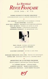 La Nouvelle Revue Française N° 578, juin 2006