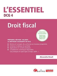 DCG 4 - Droit fiscal