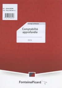 Comptabilité approfondie DCG UE10
