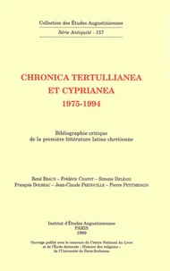 Chronica Tertullianea et Cyprianea 1975-1994