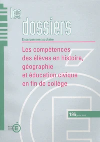 Les compétences des élèves en histoire, géographie et éducation civique en fin de collège