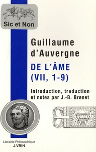 De l'âme (VII, 1-9)