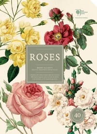 Brent Elliott - Roses - L'histoire de la fleur la plus admirée à travers 40 rosiers majeurs, avec un luxe de détails et de données et 40 superbes gravures - Coffret avec 40 gravures à encadrer.