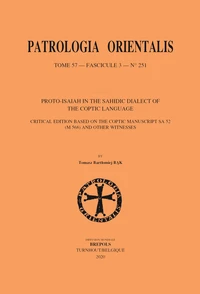 Proto-Isaiah in the Sahidic Dialect of the Coptic Language