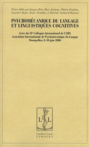 Psychomécanique du langage et linguistiques cognitives