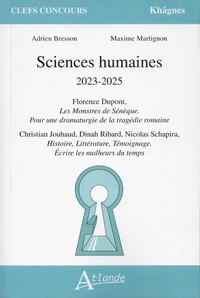 Sciences humaines 2023-2025