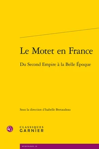 Le Motet en France