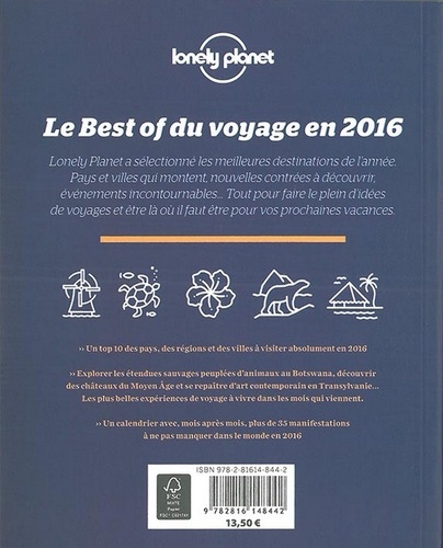 Le best of 2016 de Lonely Planet