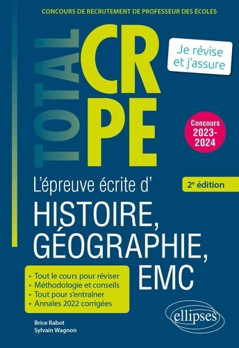 L’épreuve écrite d’histoire, géographie, EMC  Edition 2023-2024