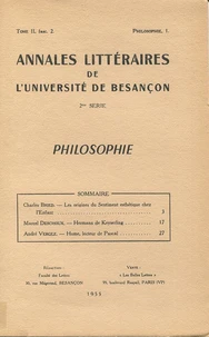 Annales littéraires de l'université de Besançon