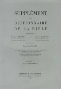 Supplément au Dictionnaire de la Bible